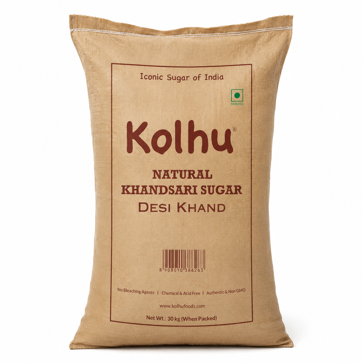 Kolhu Natural Khandsari Sugar (Desi Khand)