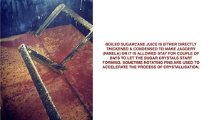 Kolhu Natural Khandsari Sugar 5Kg [Pack of 10, 500g Each] [Desi Khand, Raw Sugar]