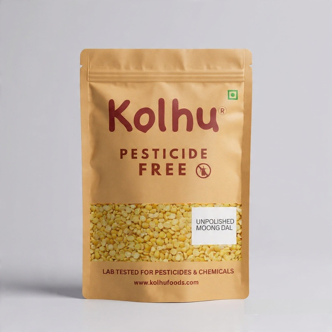 Kolhu Pesticide Free Moong (Skinless,Split) Dal