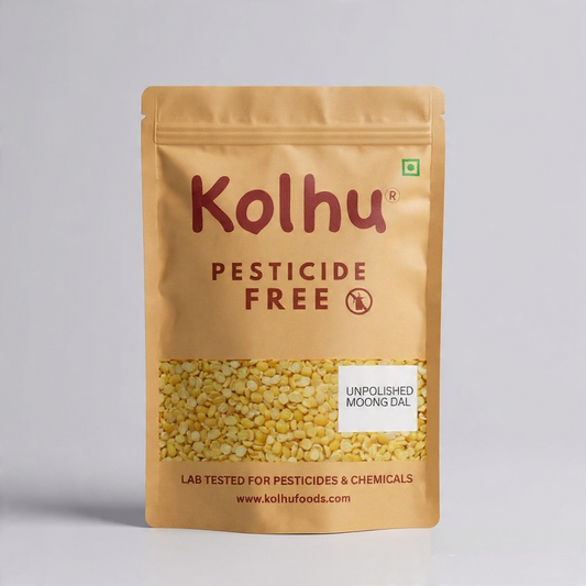 Kolhu Pesticide Free Moong (Skinless,Split) Dal