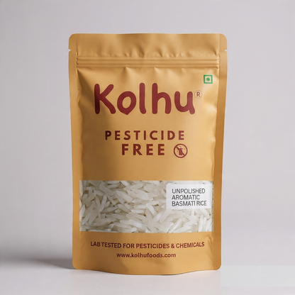 Kolhu Pesticide Free Unpolished Aromatic Basmati Rice