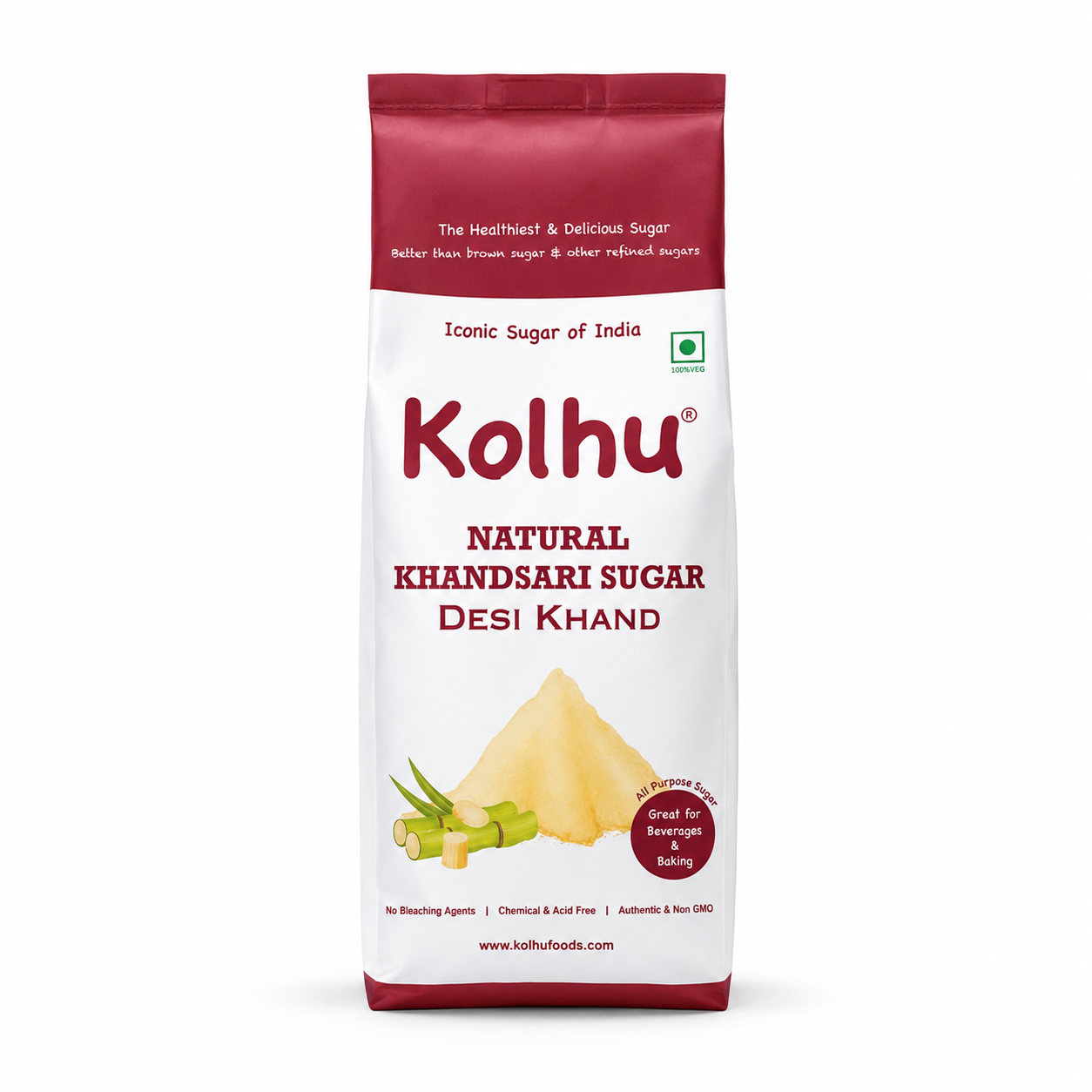 Kolhu Natural Khandsari Sugar (Desi Khand)